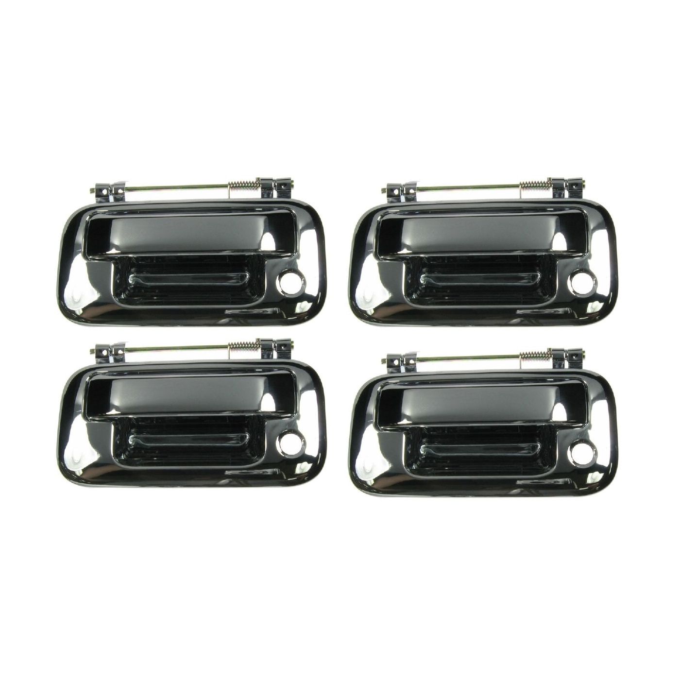 4 Sets Of - Chrome Tailgate Tail Gate Handle For Ford Lincoln All Chrome