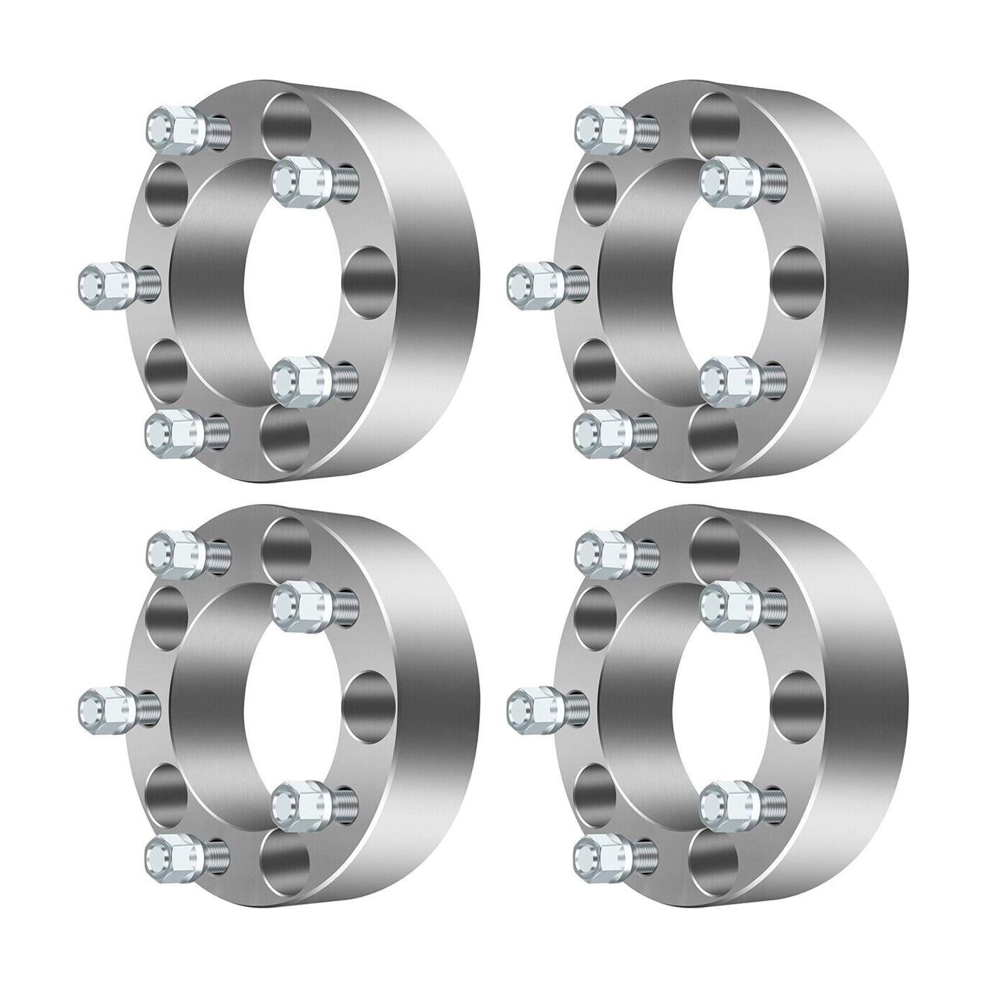 4X 2" Wheel Spacers 5x5.5 For Chrysler 09 Aspen Limited Hybrid With 9/16" Stud