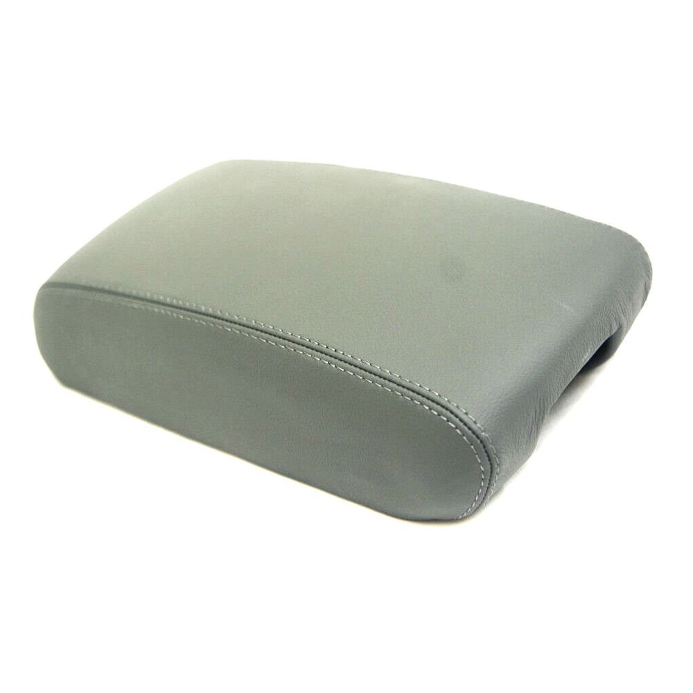 Console Armrest Leather Synthetic Cover For Jeep Grand Cherokee 11-19 Gray