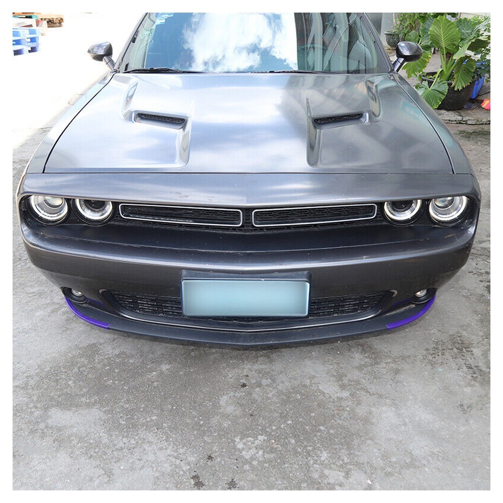 3 Sets Of - Purple Front Bumper Lip Cover Trim Protector
