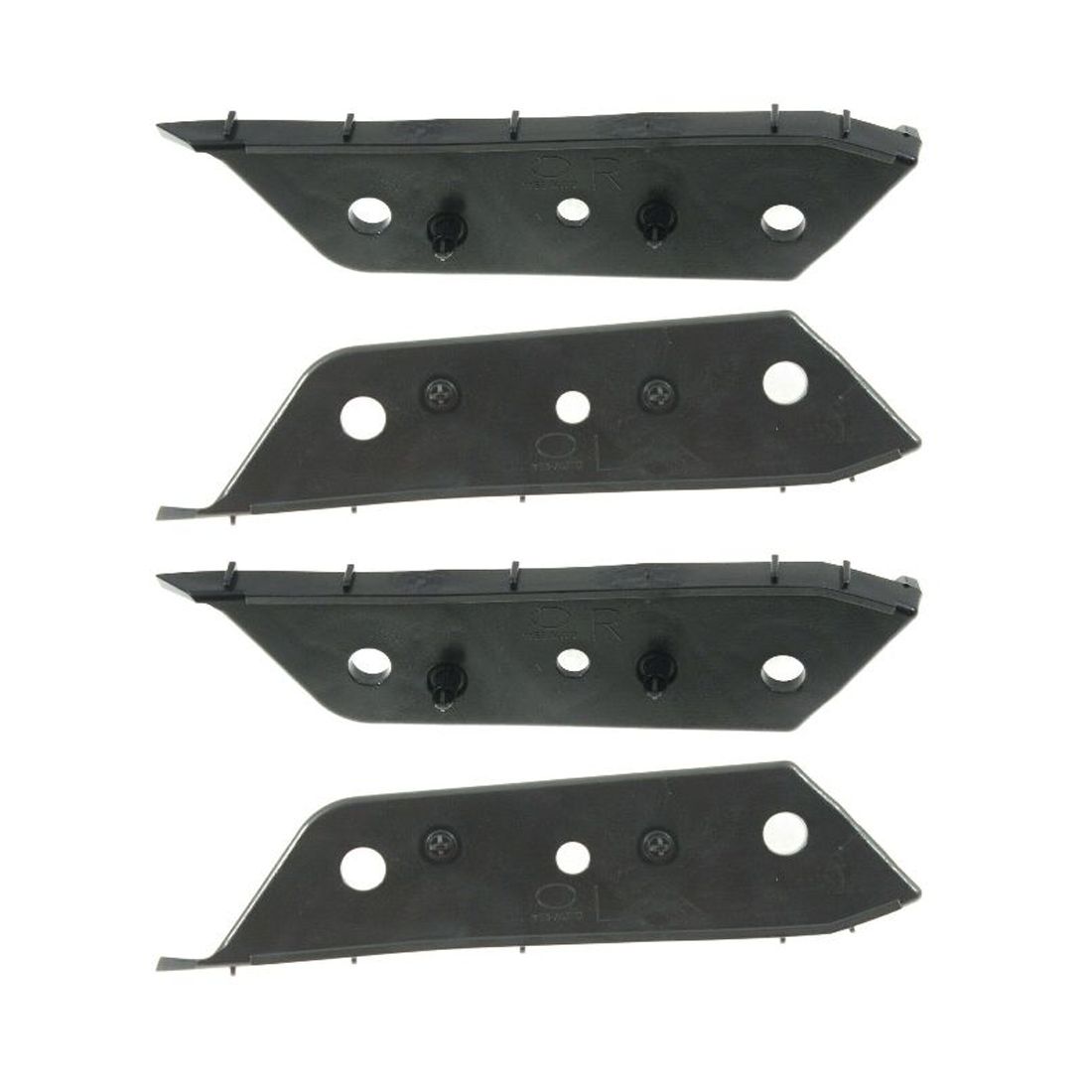 4 PCS - Bumper Bracket For 2017-2020 Ford Set Front Driver And Passenger Side