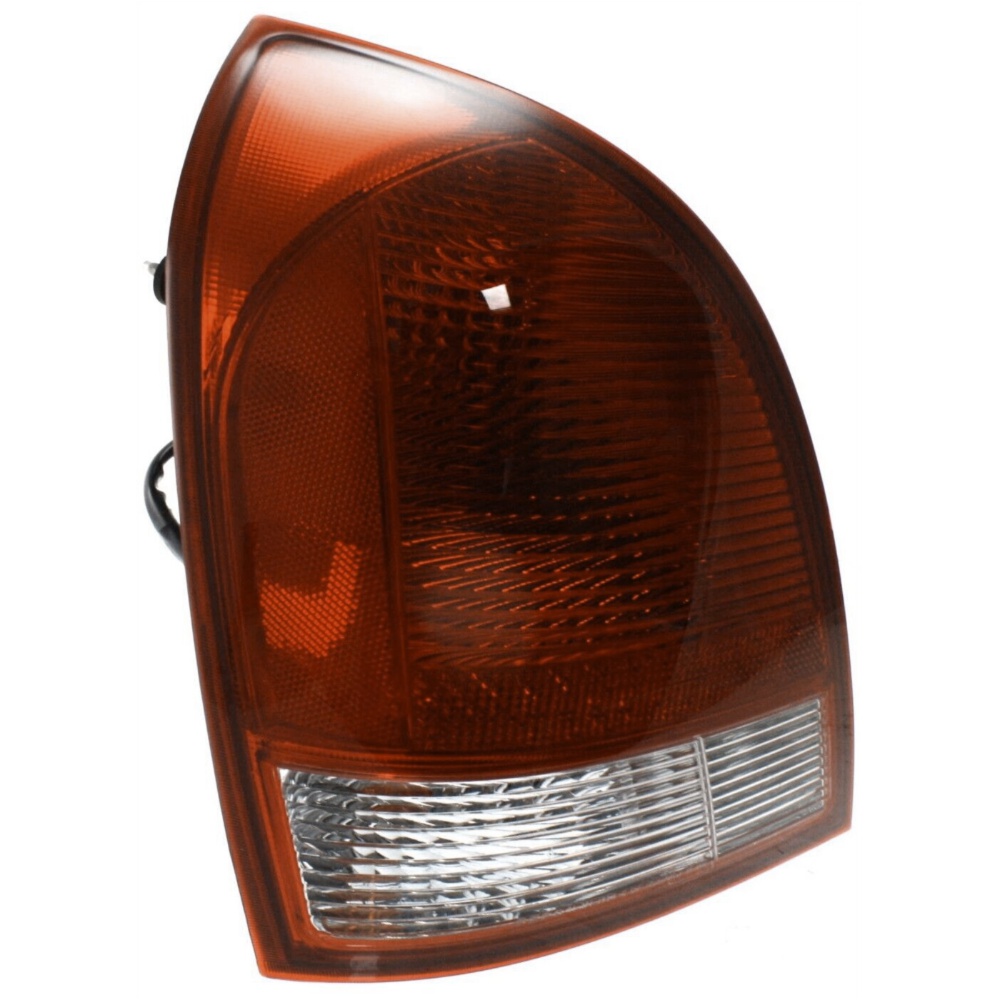 Halogen Tail Light Set For 2001-2003 Hyundai Elantra Clear/Red W/ Bulbs 2Pcs