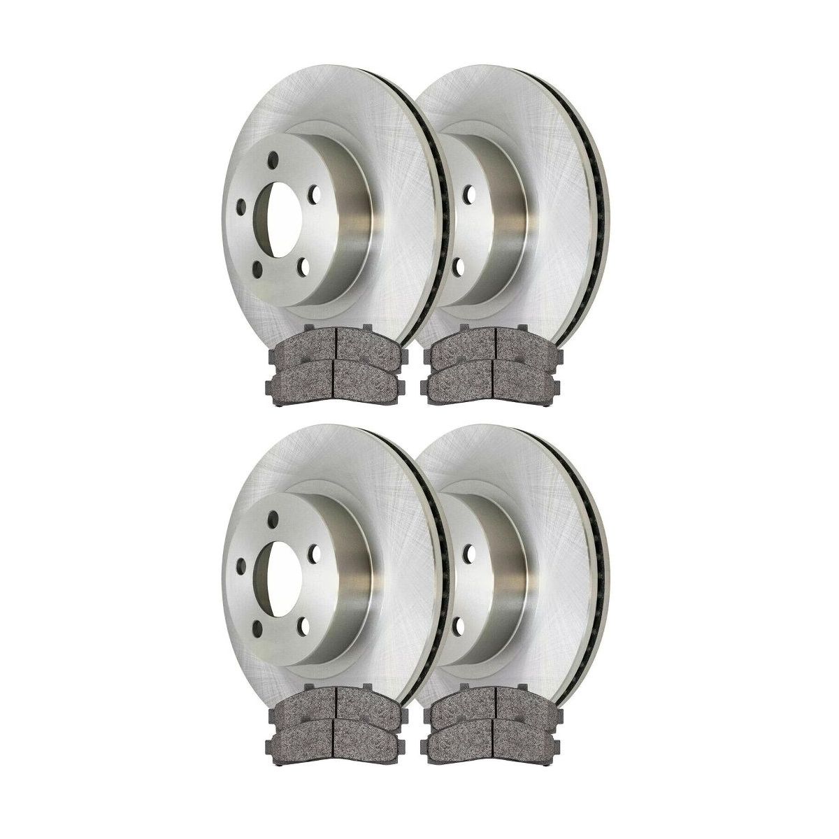 2 Sets Of - Front Brake Rotors & Ceramic Pads Kit For Mazda B3000 B4000 Ford Explorer