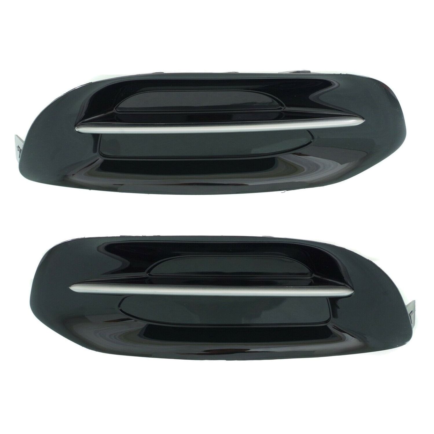 Fog Light Covers Set Of 2 Driver Passenger Side Pair For 13-14 Dodge Dart Sedan
