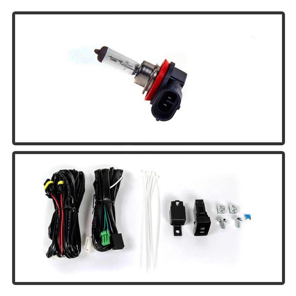 For 2014-2017 Odyssey EX-L Fog Lights Bumper Lamps W/Switch+Bulb Left+Right