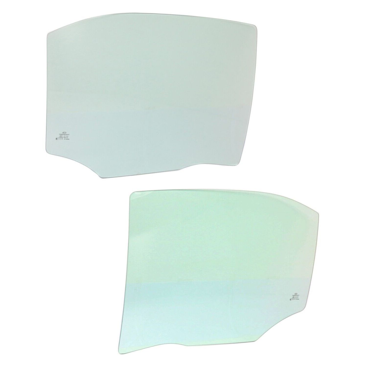 Door Glass For Ford 06-12 Fusion Lincoln 07-12 MKZ Rear Left And Right Set Of 2