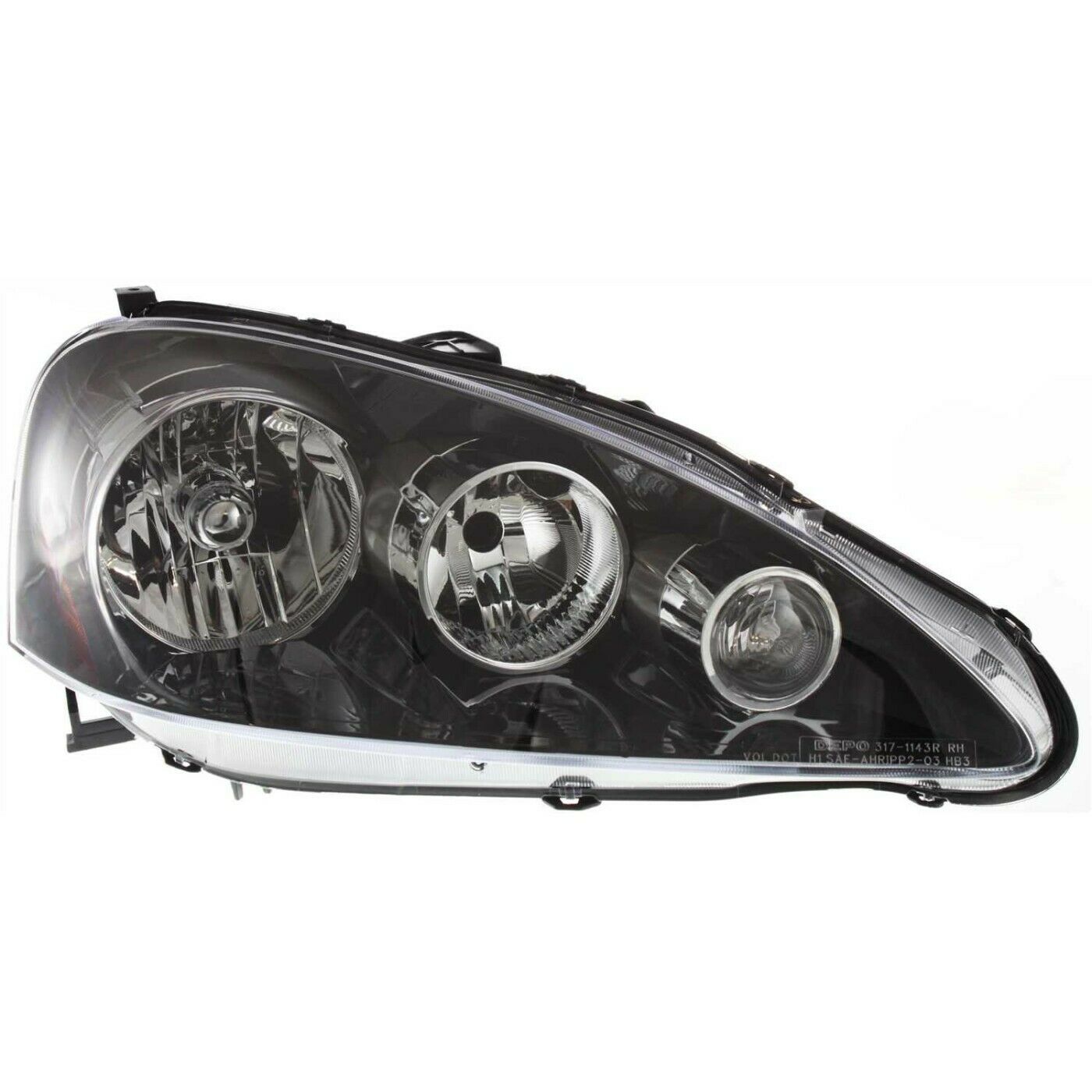 Headlights Headlamps Left & Right Pair Set For 05-06 RSX Base 05-06 RSX Type-S