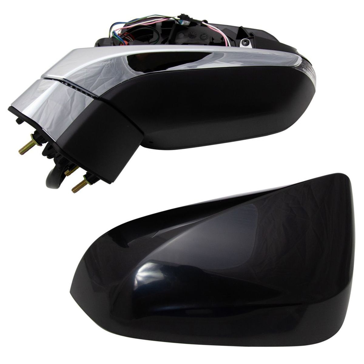 For RX450hL Door Mirror Power Heater Turn Signal Folding Paint To Match Left