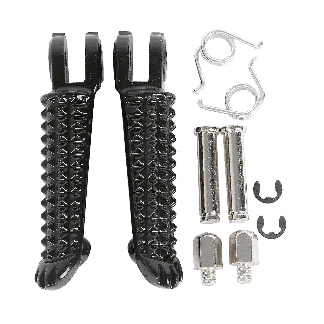 Front Footrest Foot Pegs Peg For Yamaha 1998-2023 YZF R1 Yzf R1 Yzf R6 Black