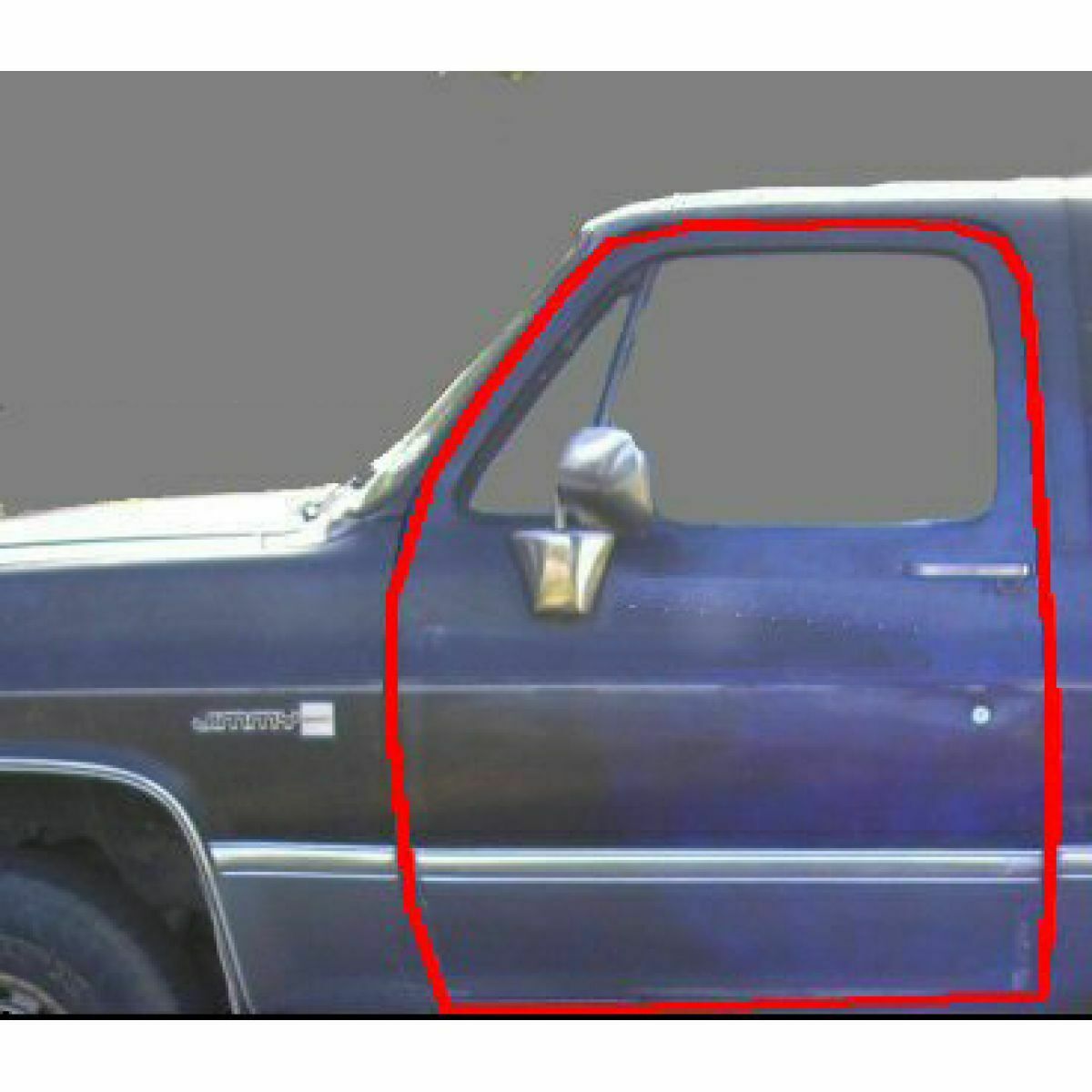 1A Rubber Door Weatherstrip Seals Pair Set Kit For 1973-1986 Chevrolet Truck