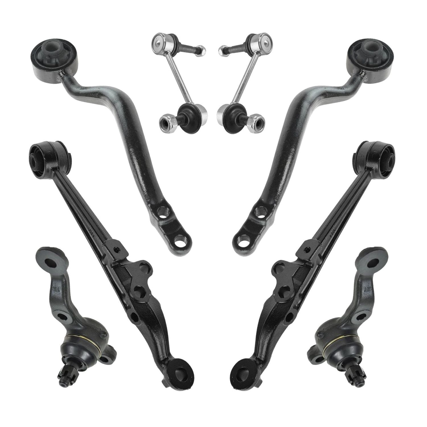 For 01-05 IS300 8pc Suspension Kit Front Lower Control Arms Ball Joints Links