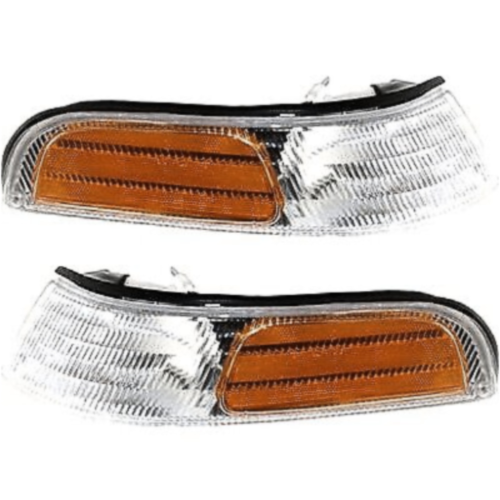 Corner Light For 92-97 Crown Victoria Base Set Of 2 Left & Right Incandescent