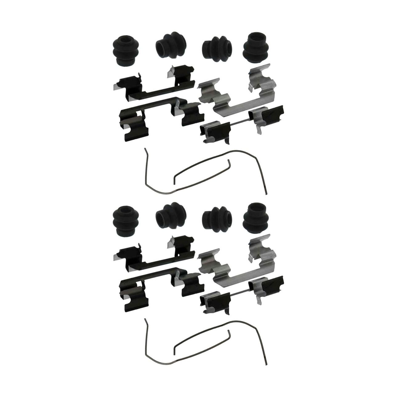 2 Sets Of - For 2009-2011 Nissan Versa 1.6 Base Sedan Disc Brake Hardware Kit-Front