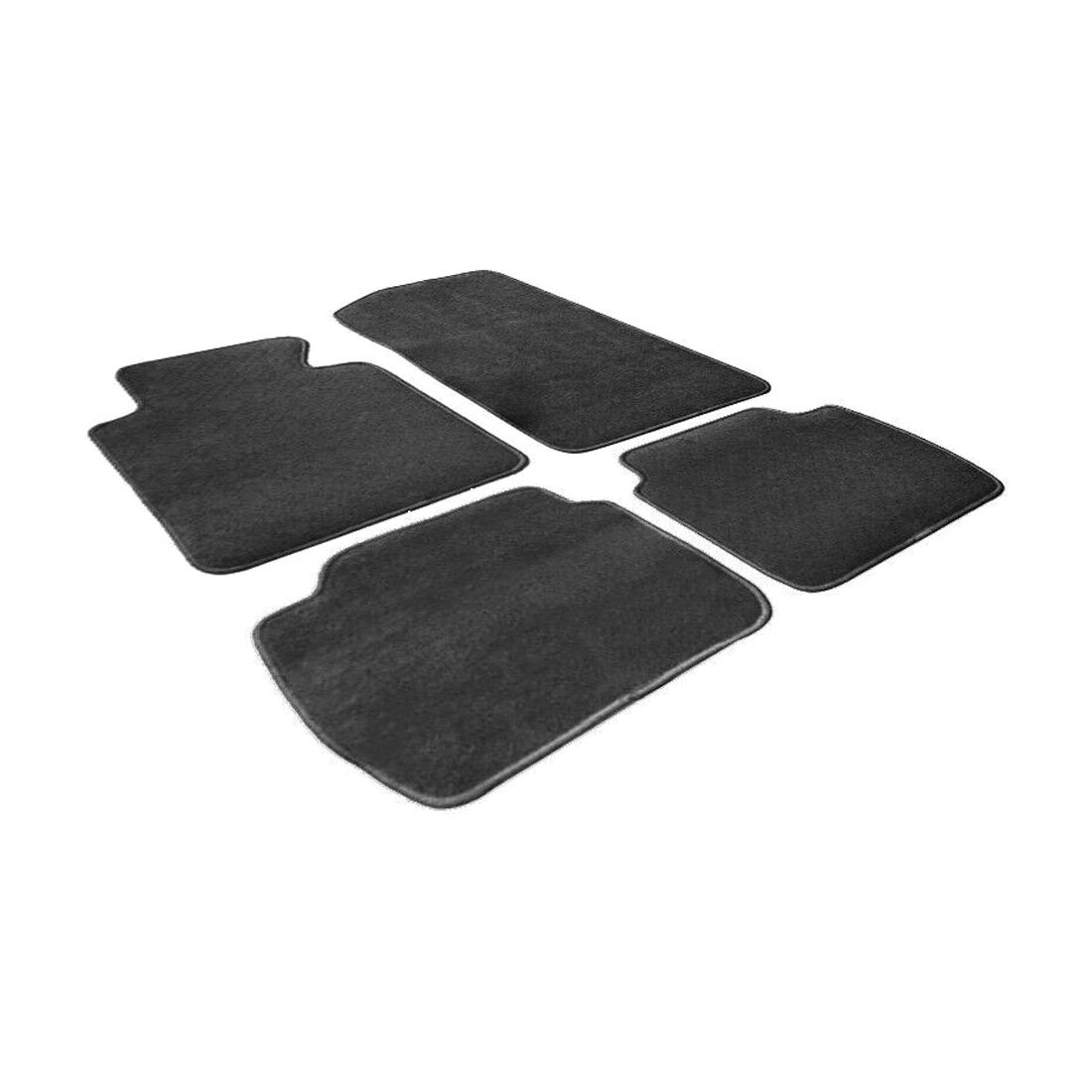 For 1999 318is Coupe E46 3-Series Floor Mats Carpet Front & Rear Gray 4PC-Nylon