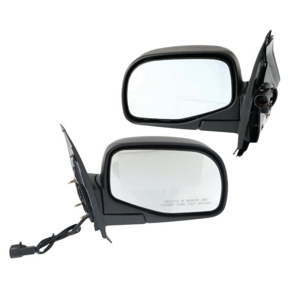 Set Of 2 Mirror Power For 1995-2003 Ford Mercury Left And Right Manual Folding