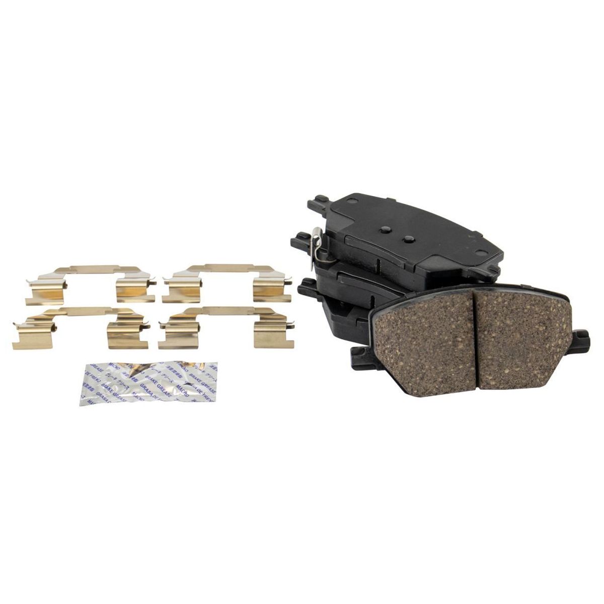 For 16-19 Fiat 500X Trekking Plus Front Ceramic Brake Pad & Coated Rotor Kit
