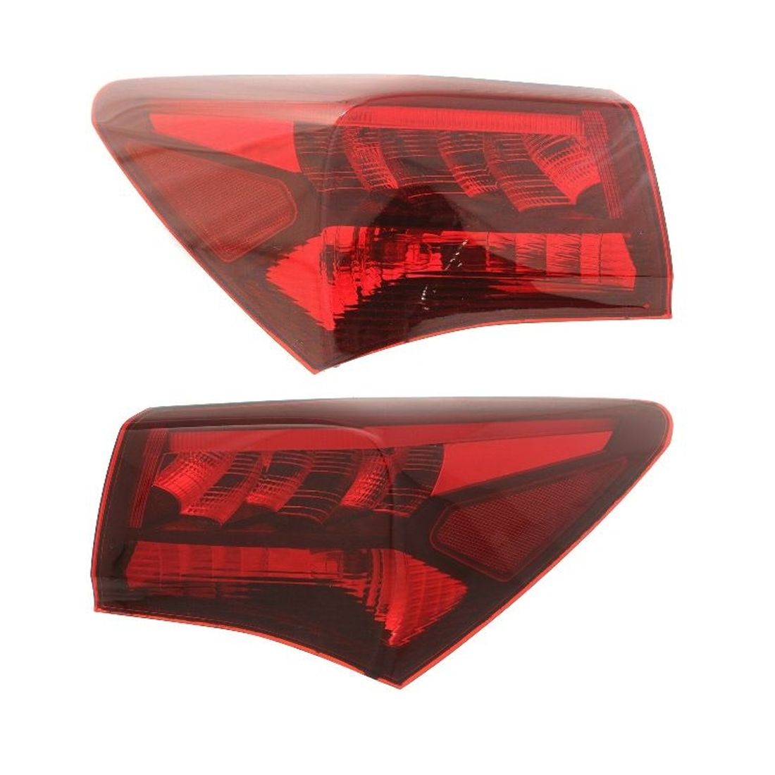 2pcs LH&RH Tail Light For 15-17 TLX Base Sedan 15-17 TLX SH-AWD Sedan Outer