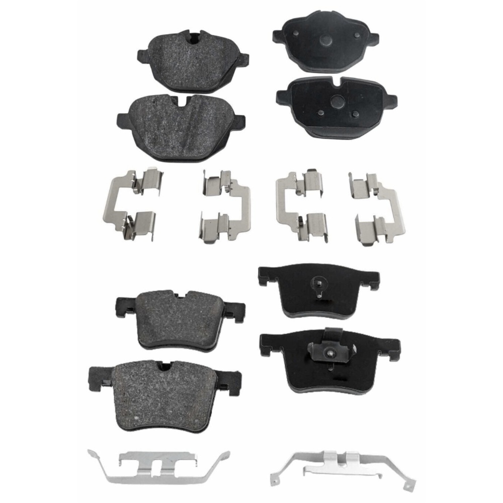 Front And Rear NAO Brake Pad Set For 11-17 X3 15-18 X4 X3 X4