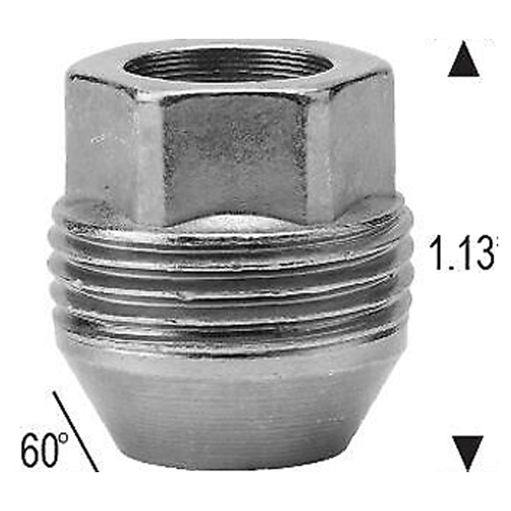 32 Dual Thread Wheel Lug Nuts 14x1.5 Replaces Chevy GMC HD Truck 9591772 9595175