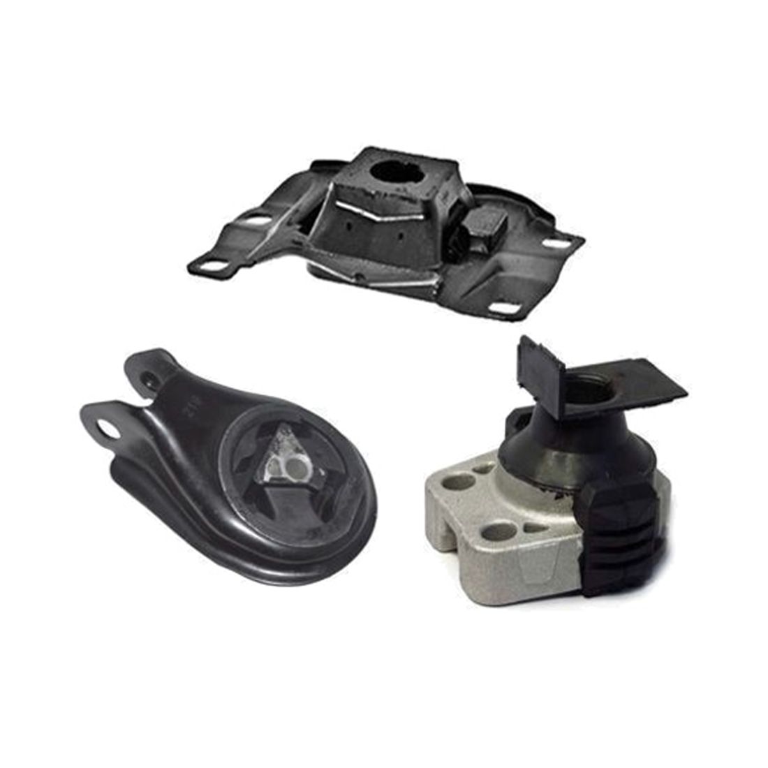 Transmission Motor Mounts Front Right Rear Set Kit For 04-09 Mazda 3 Sedan 2.3L