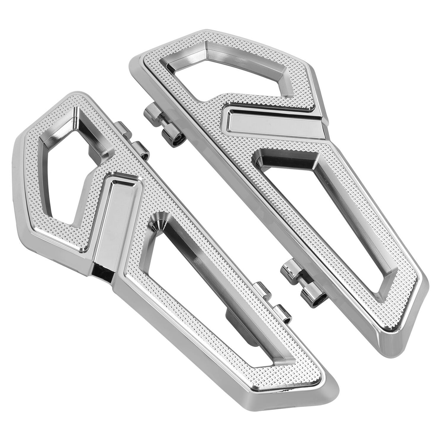 For 11-13 Harley-Davidson Blackline Chrome Front Driver Floorboard Footboard