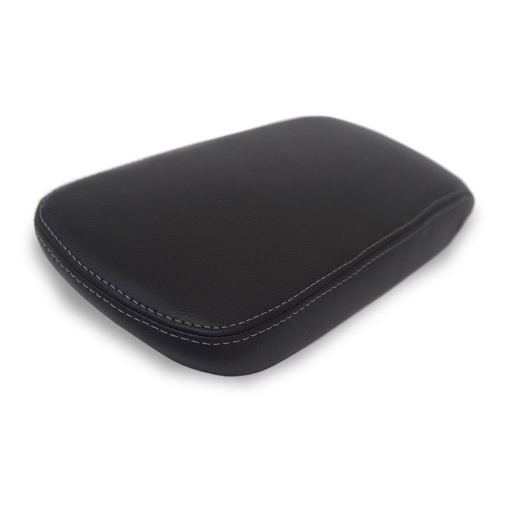Console Armrest Leather Synthetic Cover For 2011-2014 Chrysler 200 Gray Stitch