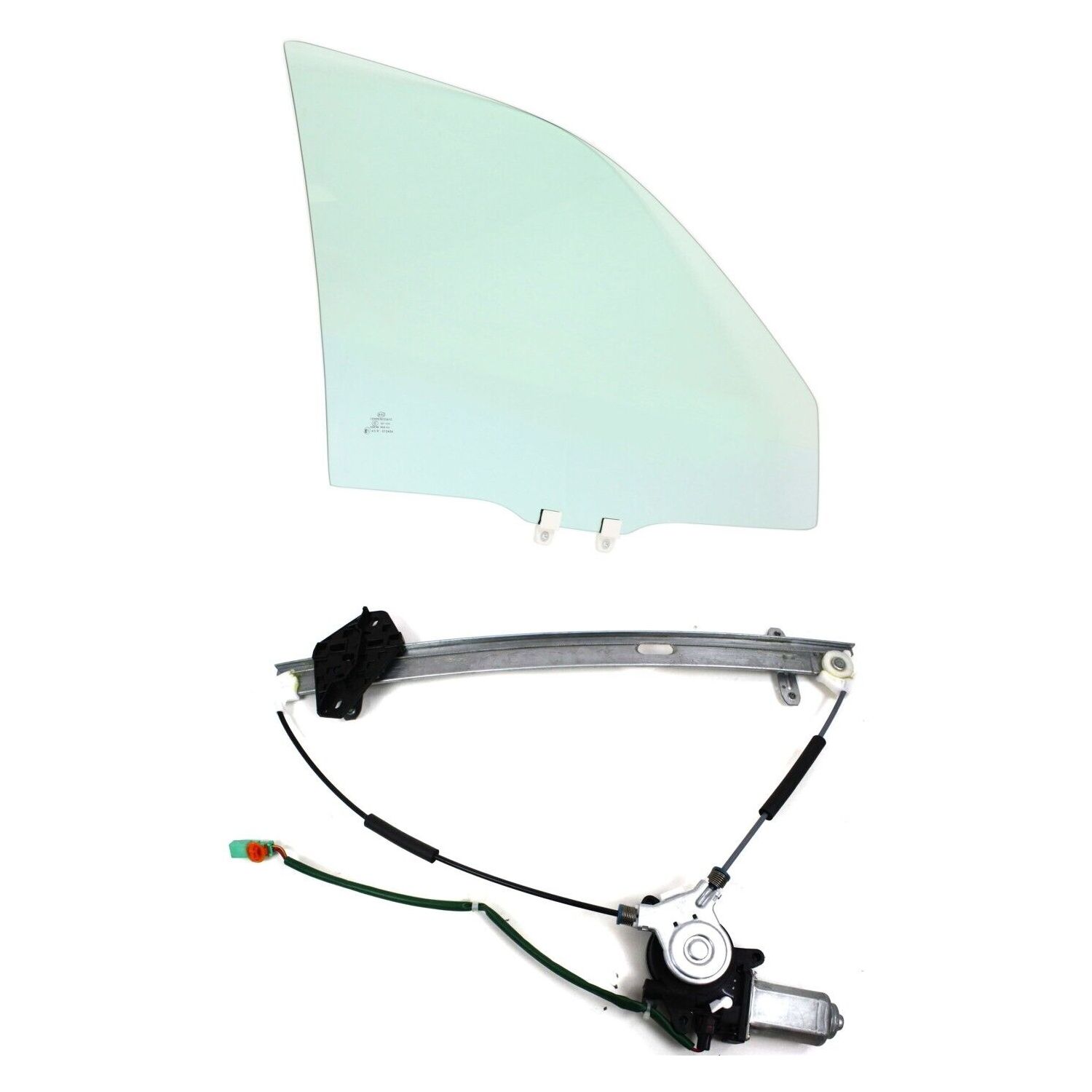 Door Glass Kit For Honda 2002-2006 CR-V EX Sport Utility Front Passenger Side