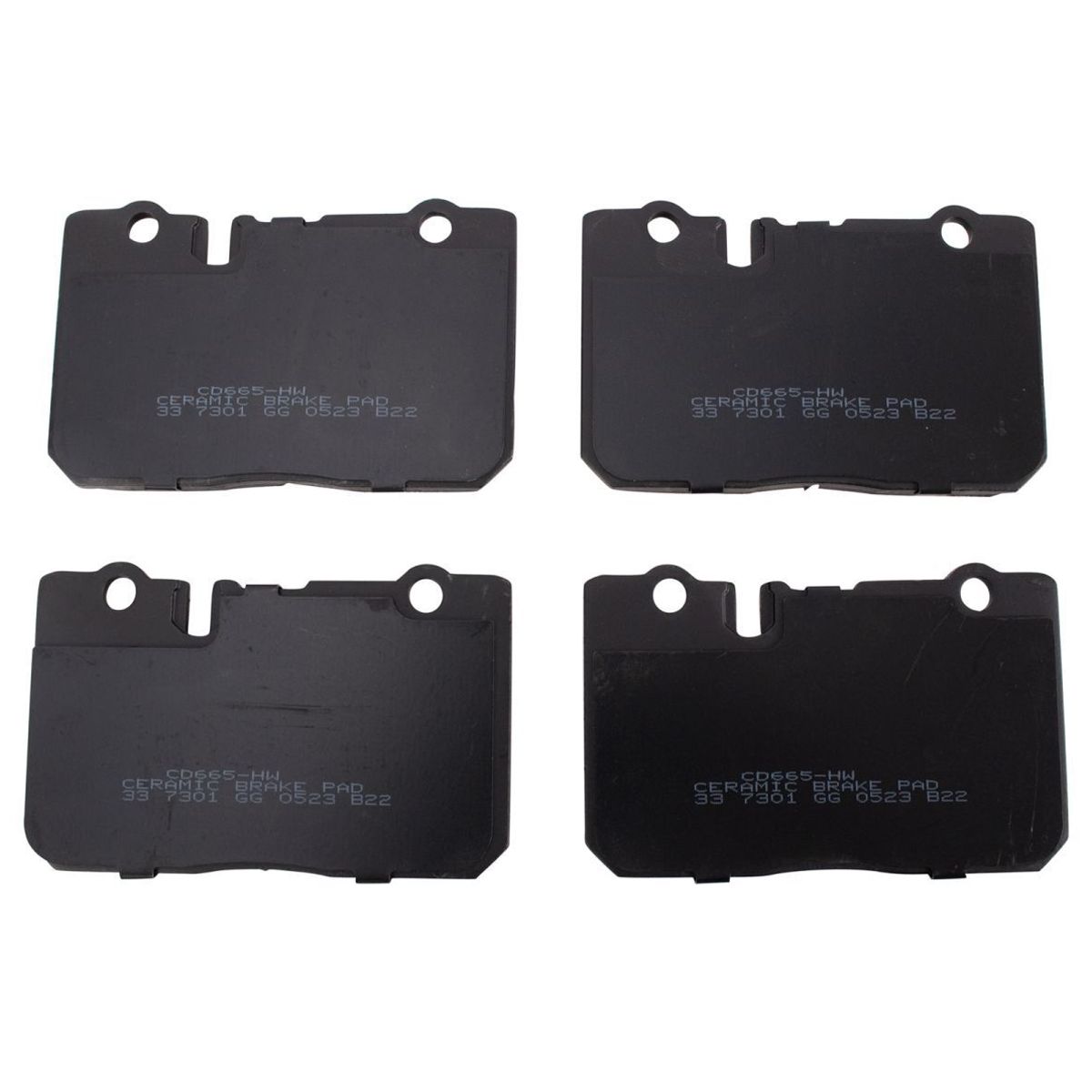 For 1995-2000 Lexus LS400 Base Sedan Front Ceramic Brake Pad Set