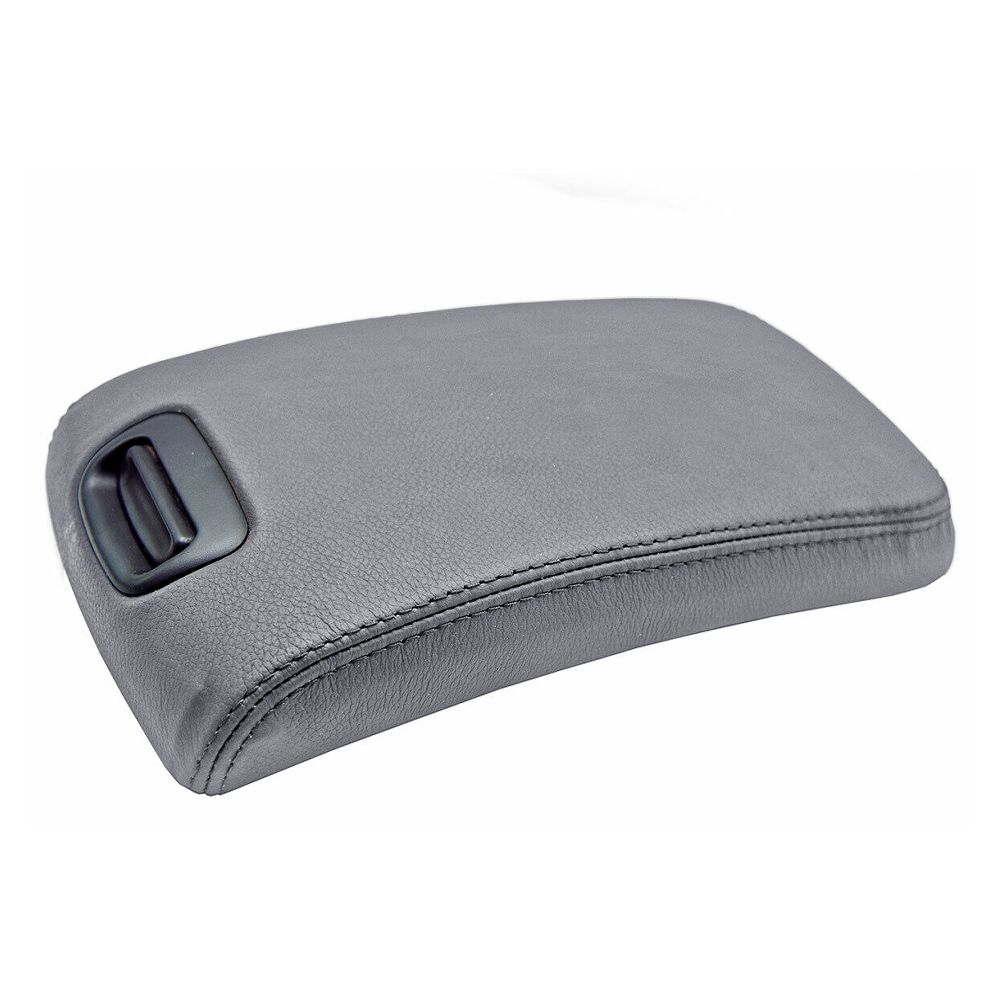 Console Lid Armrest Cover Leather For Nissan 2000-2003 Maxima Sedan Gray