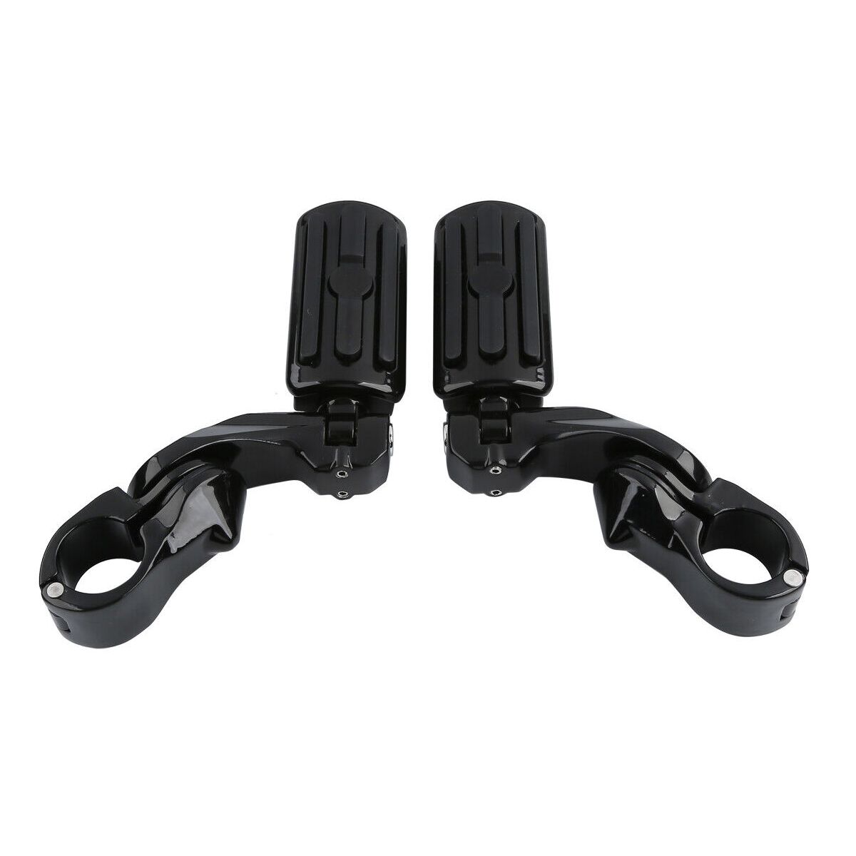 1-1/4" Universal Highway Foot Pegs Short Mount For 95-97 Bad Boy Engine Guards