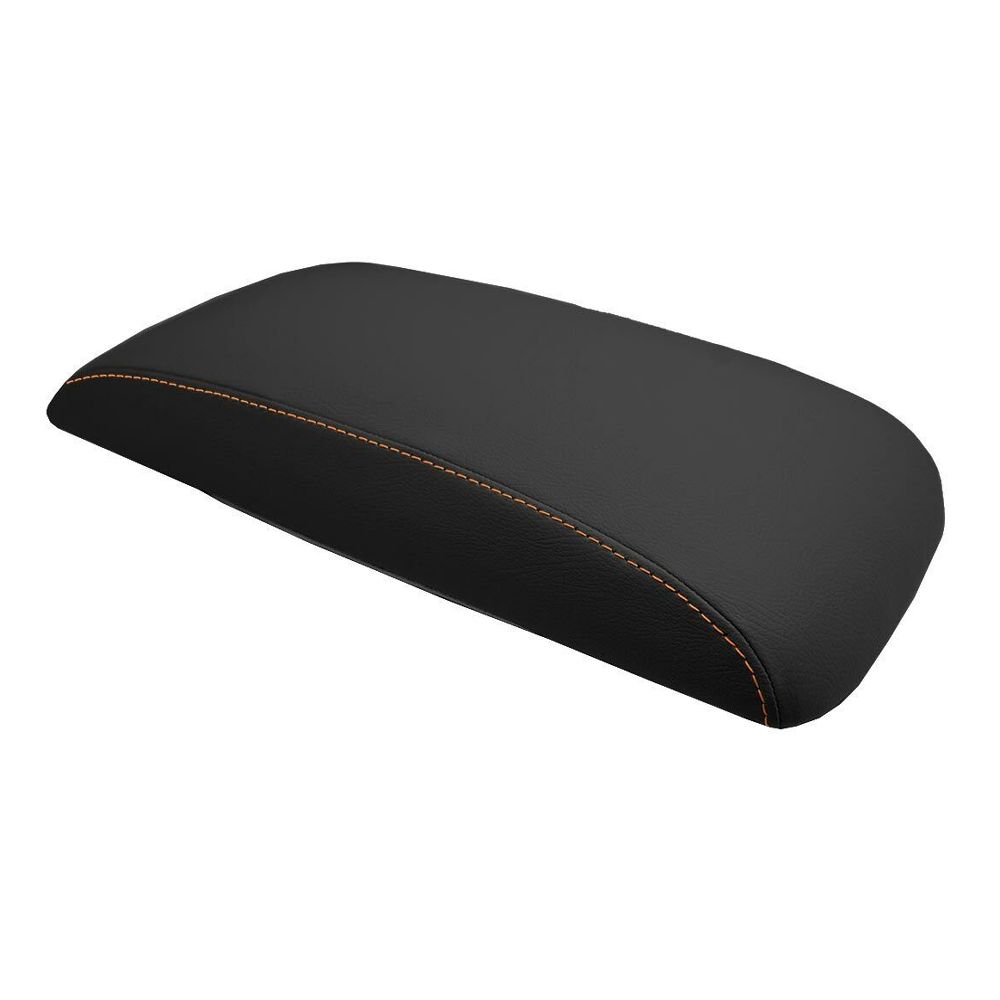Console Lid Armrest Cover Leather For 07-11 Element Sport Utility Orange Stitch