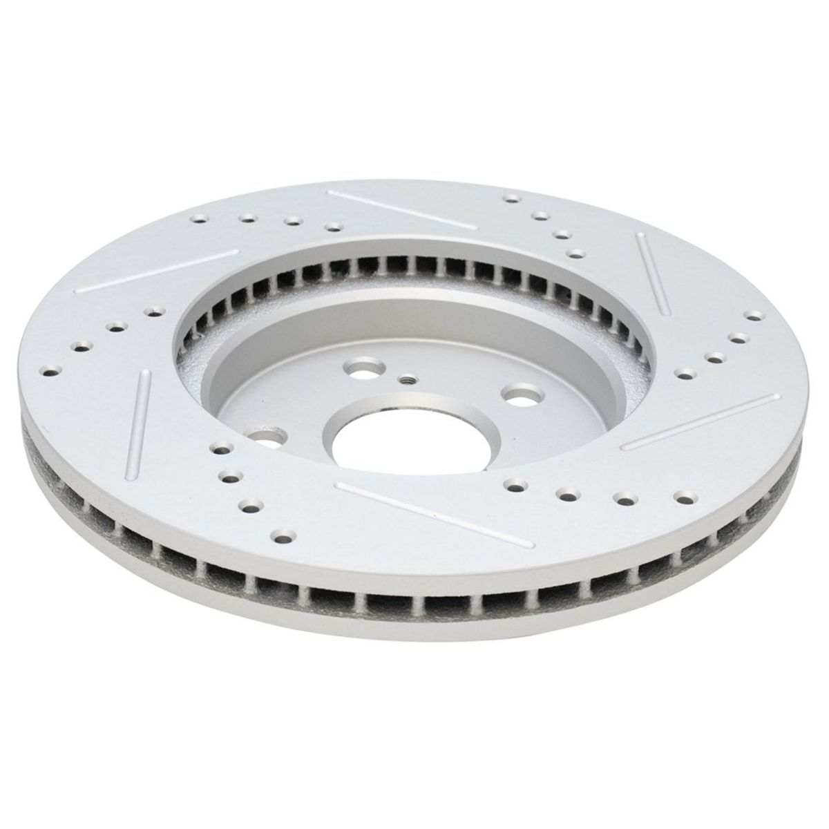 Front & Rear Performance Brake Rotor Drilled Slotted & Ceramic Pad Kit