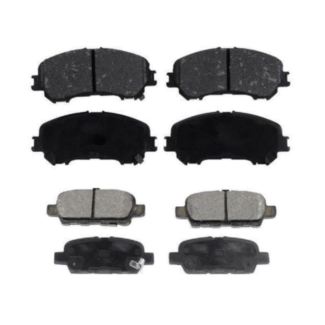 Front & Rear Ceramic Brake Pads For 2014-2016 Nissan Rogue With 2 Seat Rows ONLY