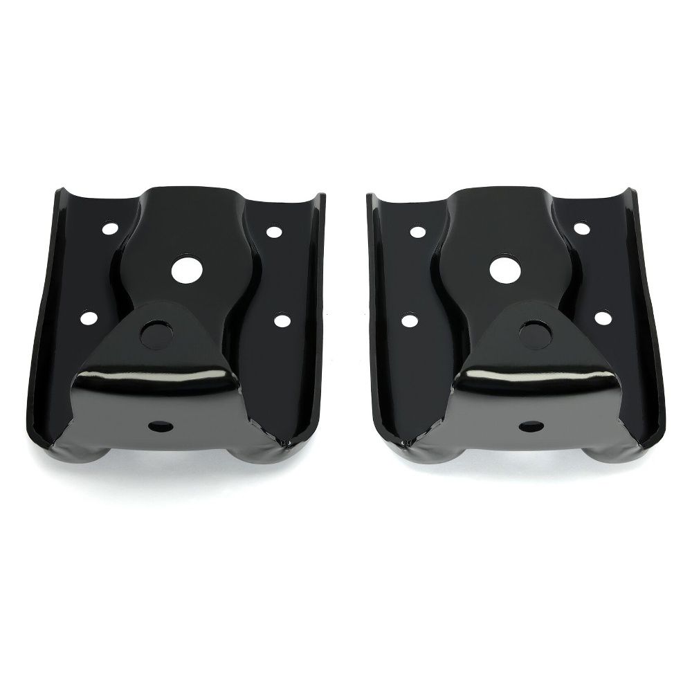 2pcs Rear Leaf Spring Hanger Shackle Bracket Kit For Chevy Silverado GMC Sierra