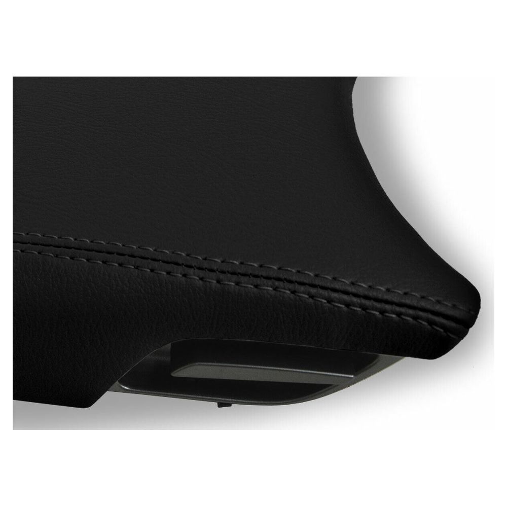 Center Console Armrest Leather Cover For Hyundai 2012-2017 Azera Sedan Black