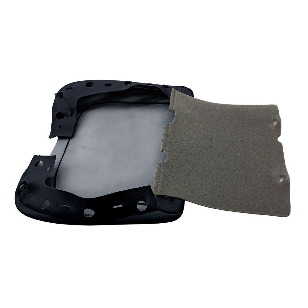 Console Lid Armrest Cover Bench Jump Seat PVC Leather For Dodge Ram 13-18 Black