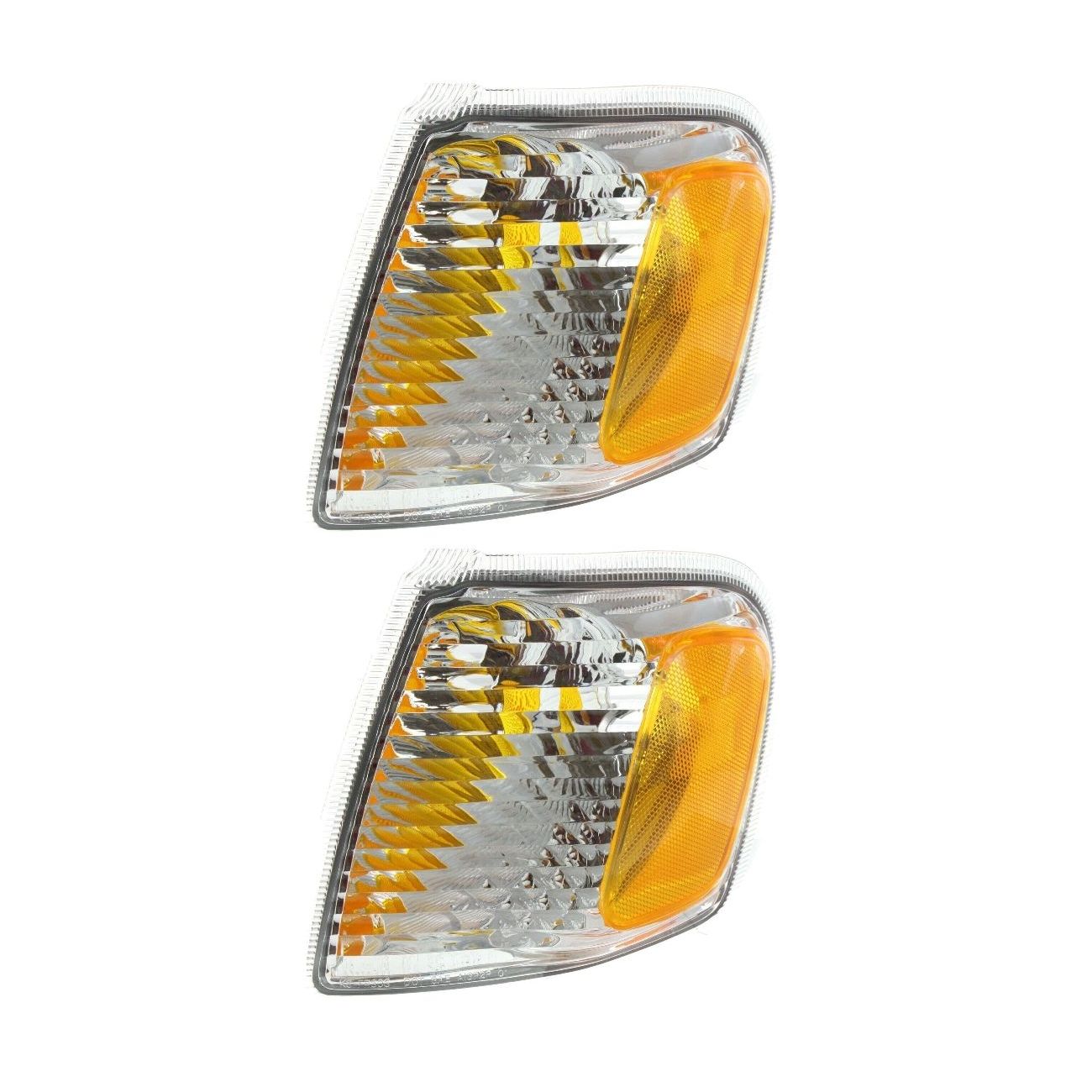 2 Sets Of - Corner Marker Parking Light Lamp Left Side For 2001-2005 Explorer Sport