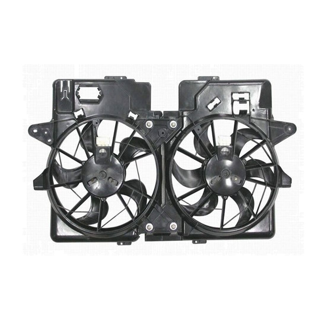 for 00-01 Sentra 1.8/2.0L With AC Dual Radiator Condenser Cooling Fan Motor Assy