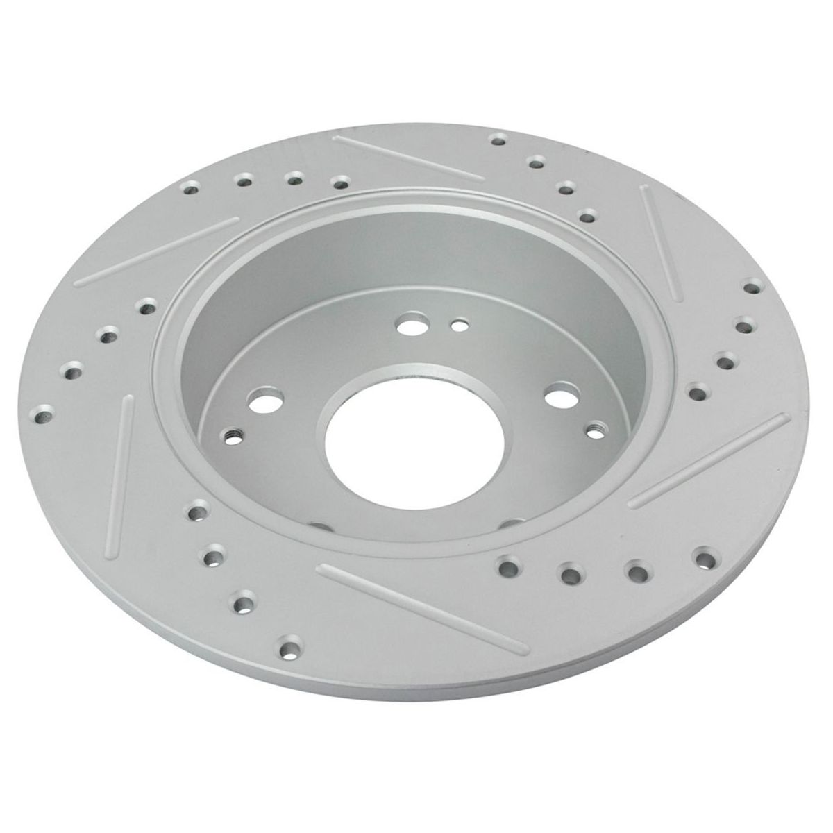Rear For 1997-2001 Integra Drilled Slotted Brake Rotor & Posi Metallic Pad Kit