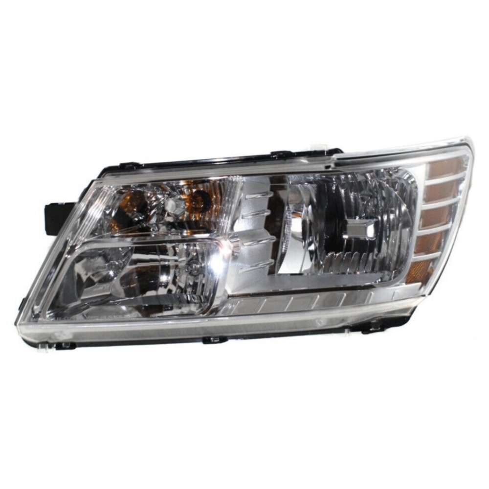Headlight Set For 2009-2020 Journey Left And Right Chrome Housing 2Pc