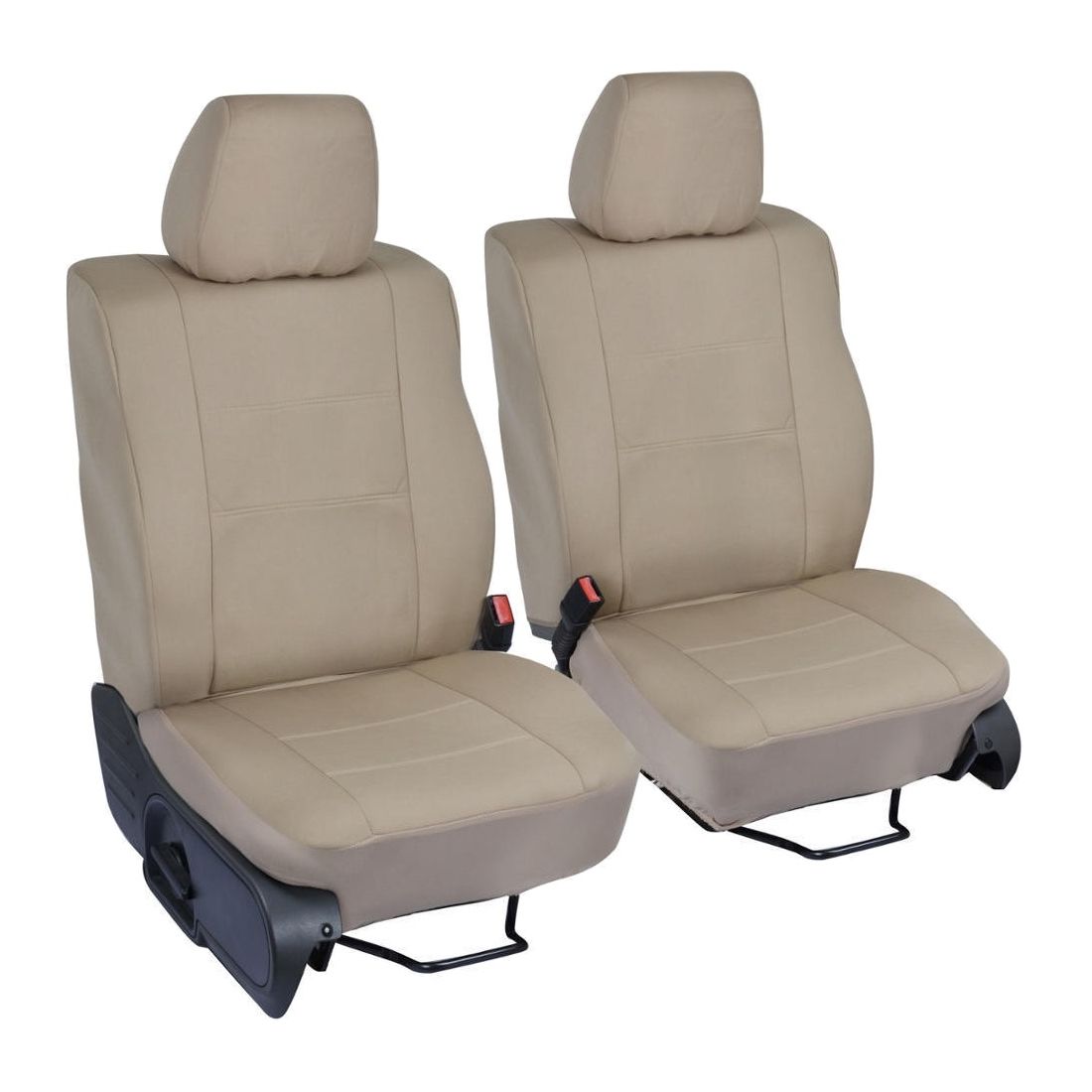 Large Seat Covers For Truck Car SUV Van - Beige NeoCloth Polyester Easy Install