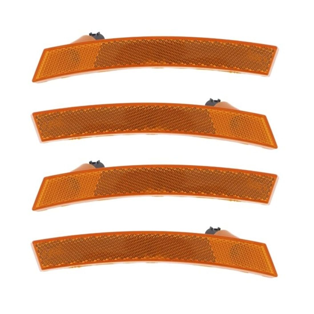 2 Sets Of - Side Marker Set For 02-08 Cooper Base 02-08 Cooper S Front Amber With