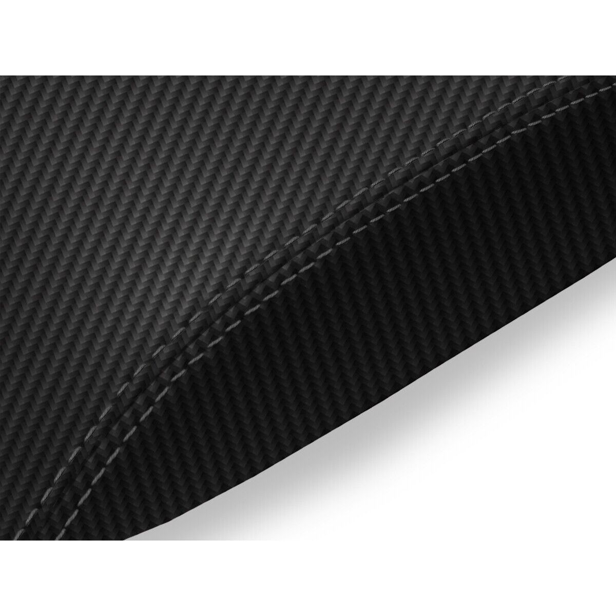 Console Lid Armrest Cover Carbon Fiber For Mazda 6 2003-2008 Black