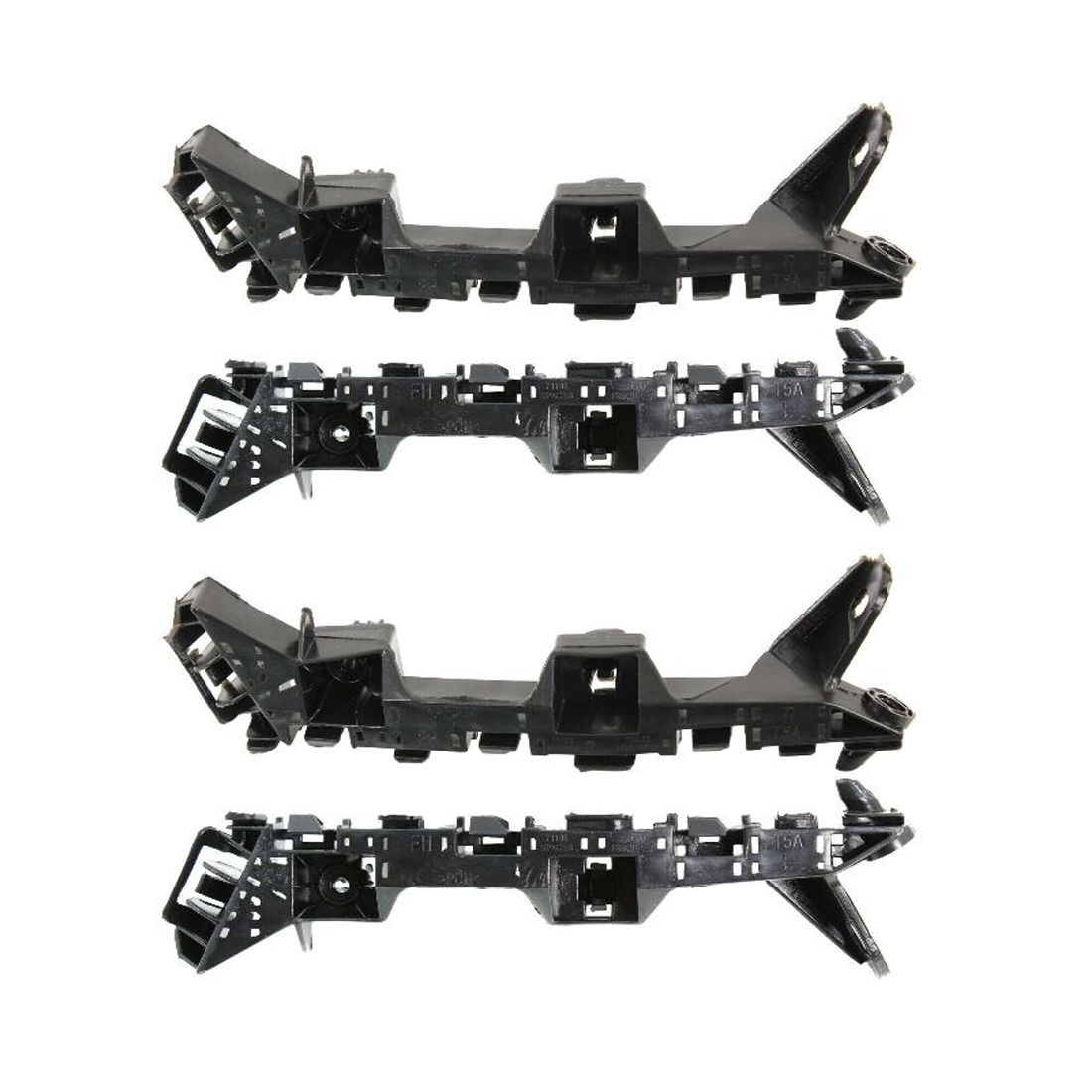 2 Sets Of - Bumper Bracket For Honda 2015-2017 Fit Hatchback Front Left & Right Side