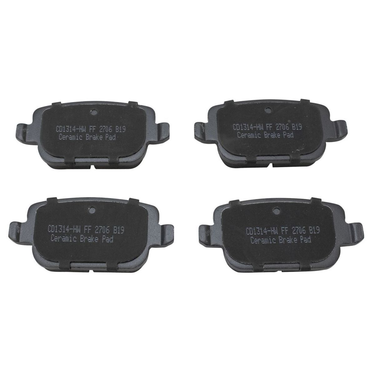 For Land Rover 08-12 LR2 Volvo 07-09 S80 Rear Premium Posi Ceramic Brake Pads