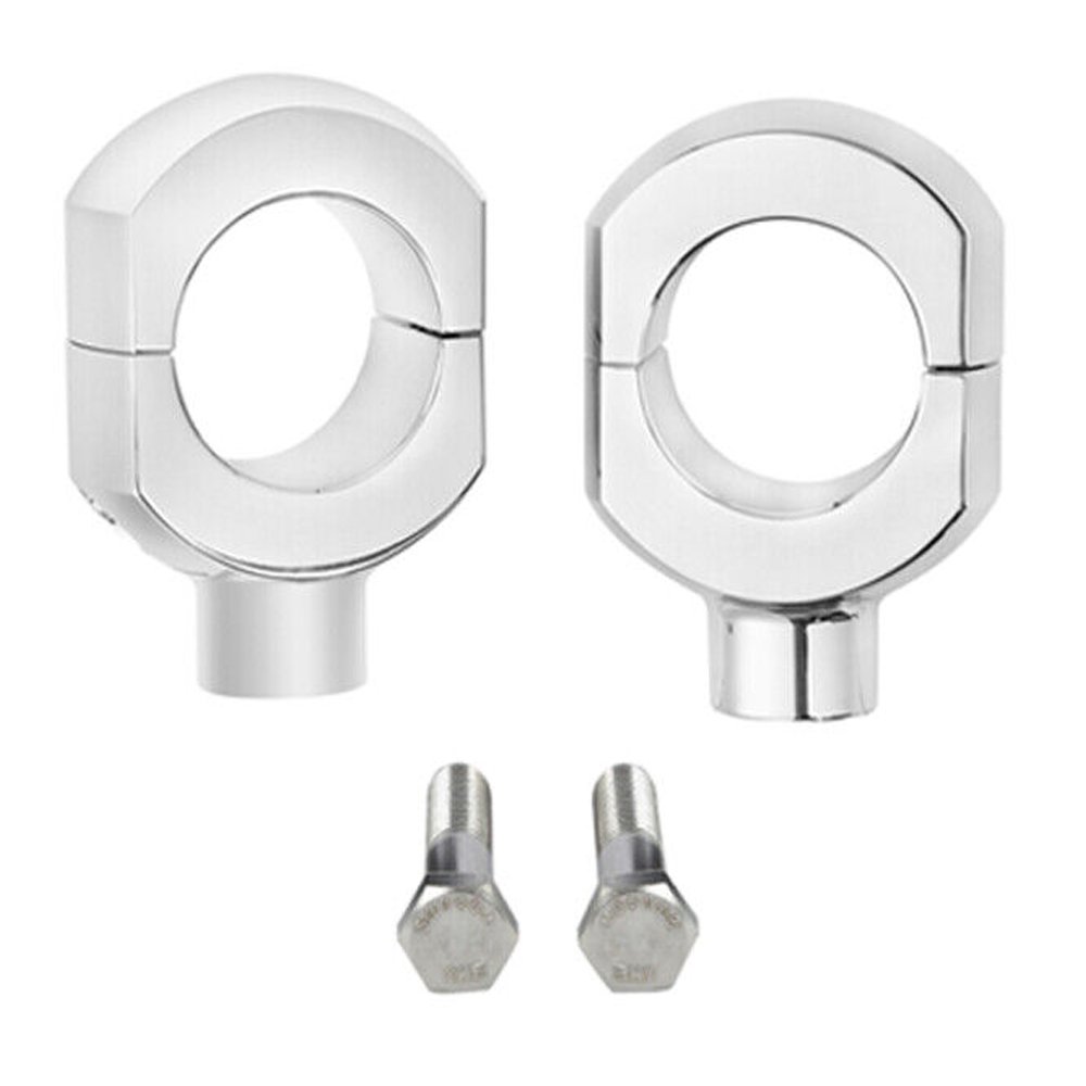 Chrome 2'' Handlebar Bar Risers Fit For Harley-Davidson Harley 1200