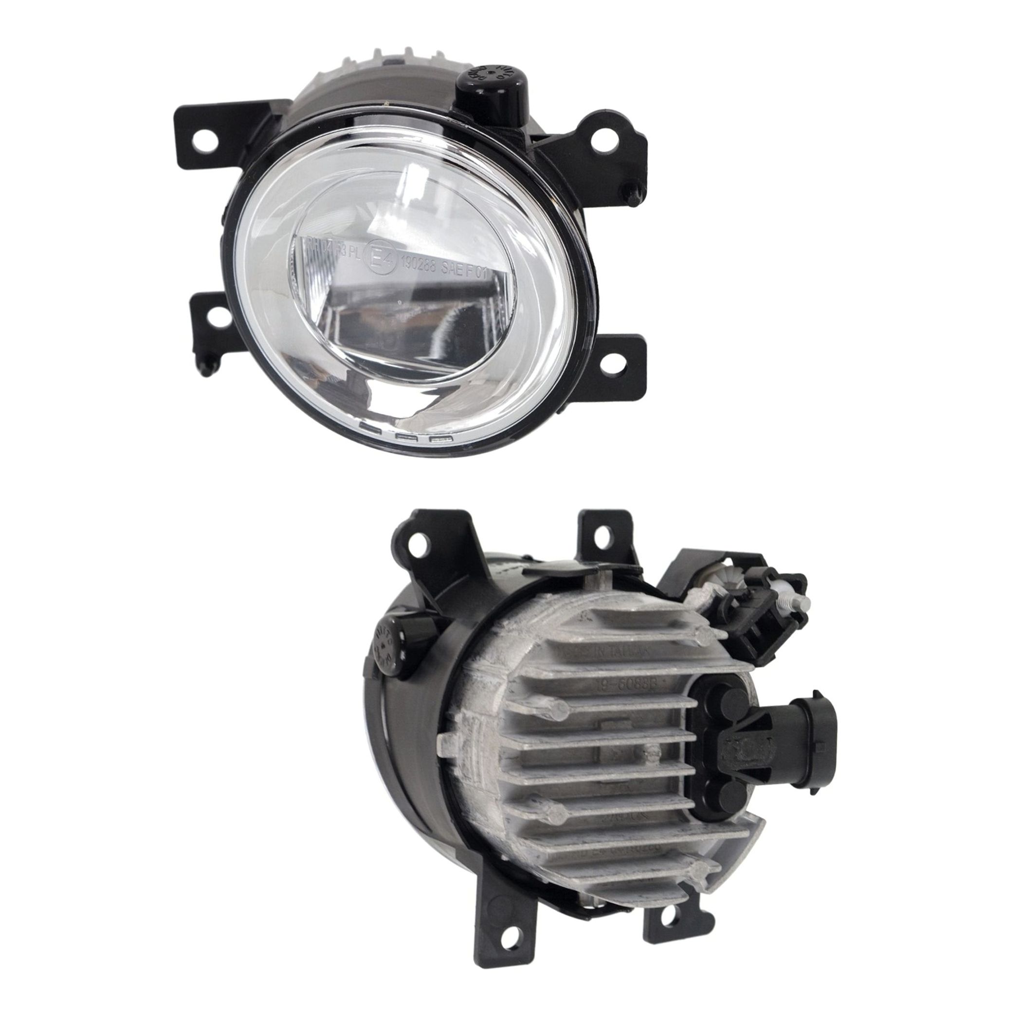 Set Of 2 Clear Lens Fog Light For INFINITI Nissan Left & Right W/ Bulbs