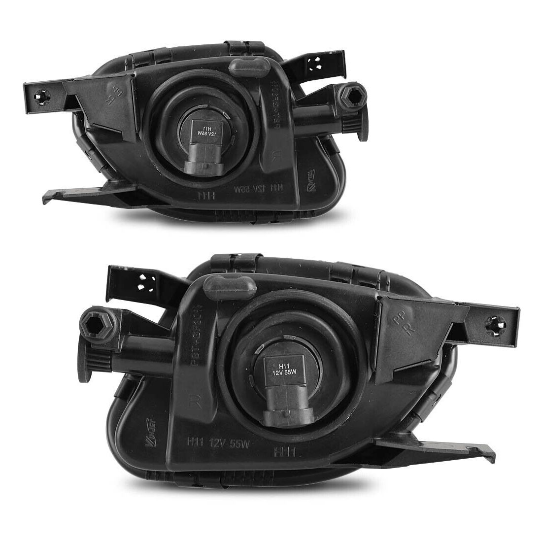 For 2004-2005 E320 4Matic Sedan Clear Lens Bumper Pair Fog Lights Front Lamps