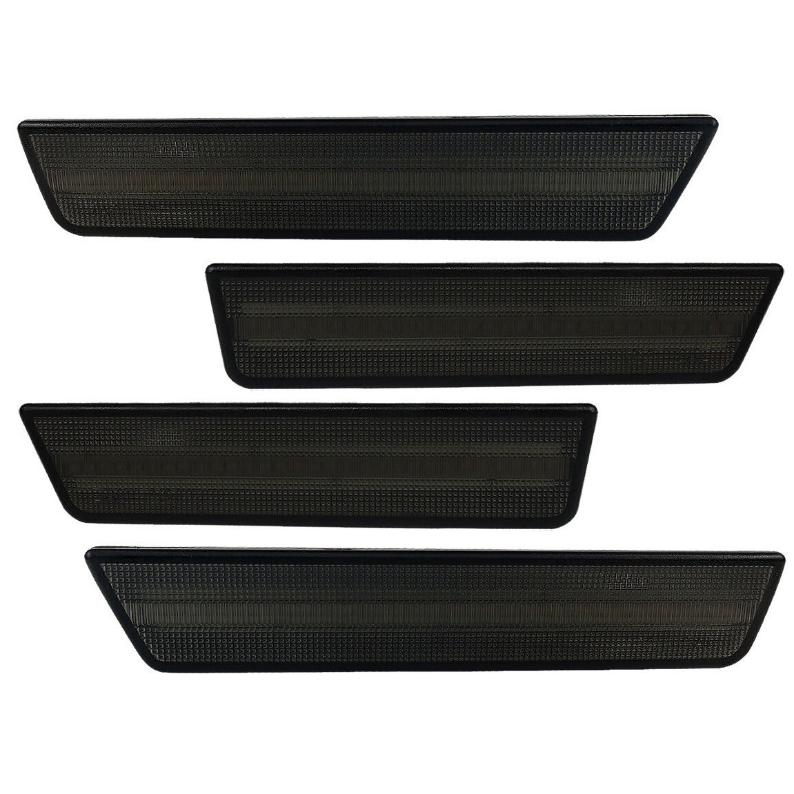Smoke Side Marker Lights Front&Rear 4 Pieces