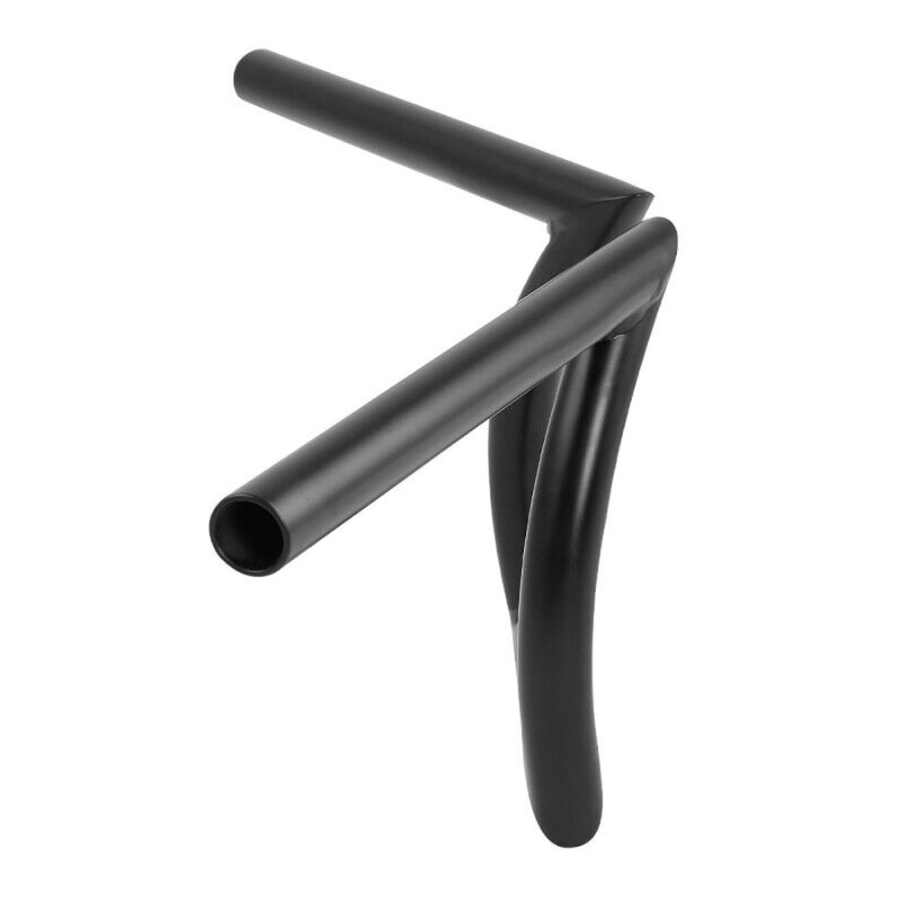 Black 1" Handlebars Z Bars For Harley-Davidson Honda Kawasaki Choppers Custom
